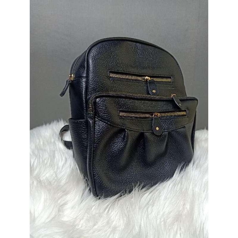 Promo Wolfs Tas Ransel Kulit Wanita Dewasa Gendong Kuliah Kerja Ngantor