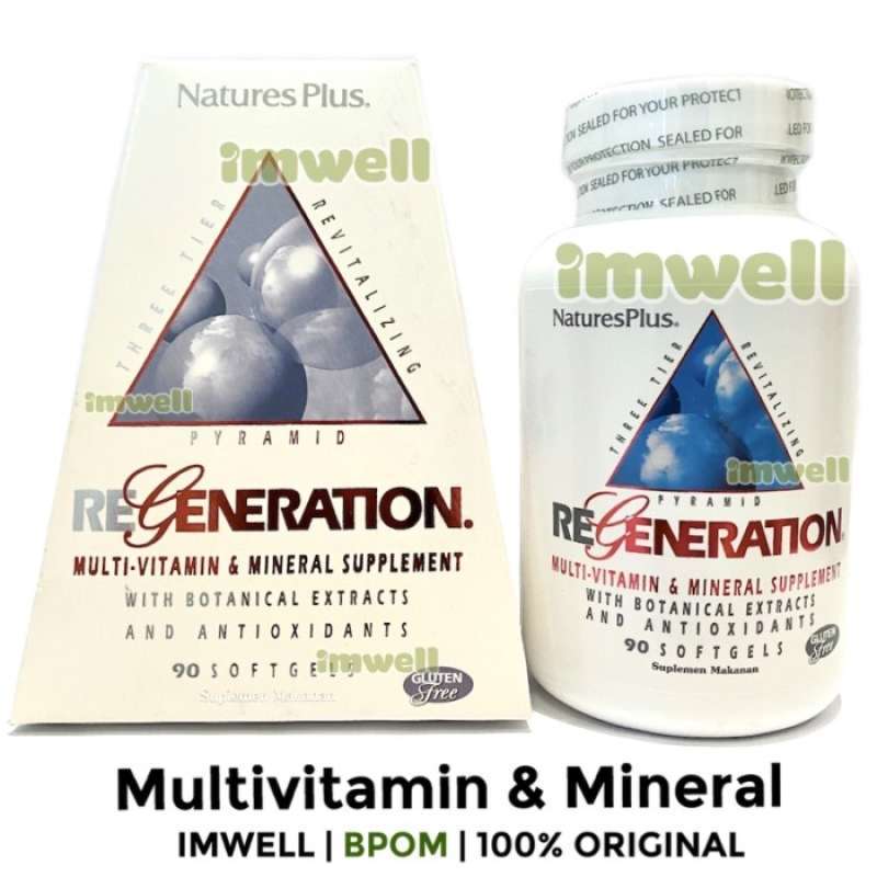 Promo Natures Plus Regeneration Multivitamin Mineral Multi Vit