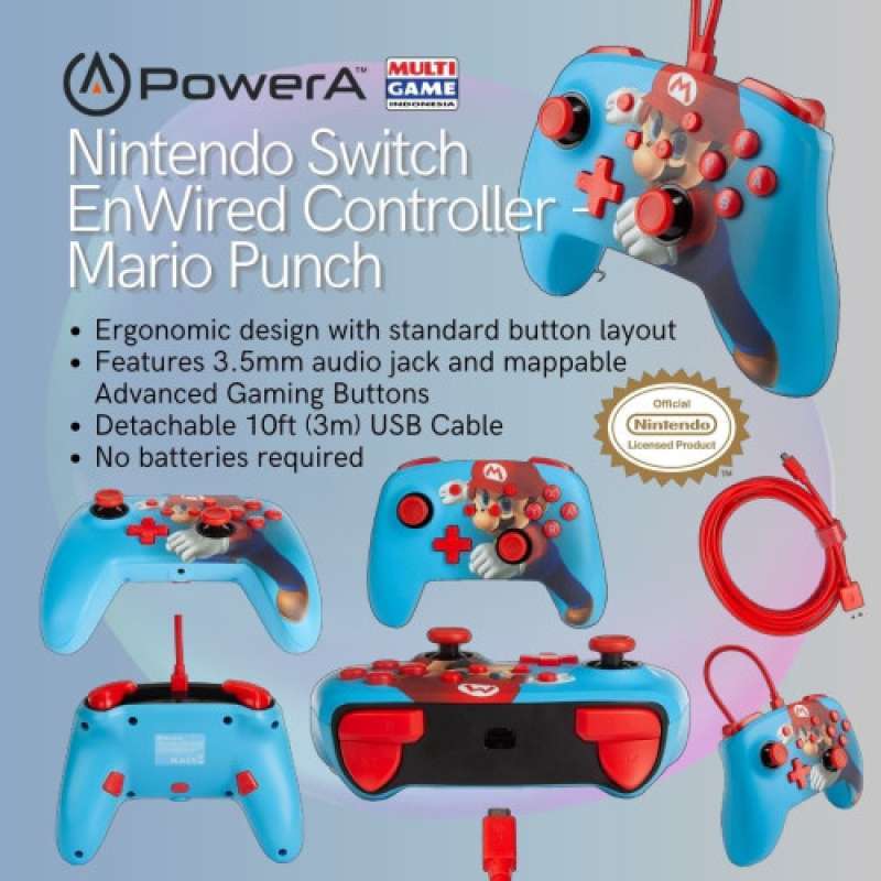 Nintendo Switch Controller Wired Mario Nano Wired Controller For