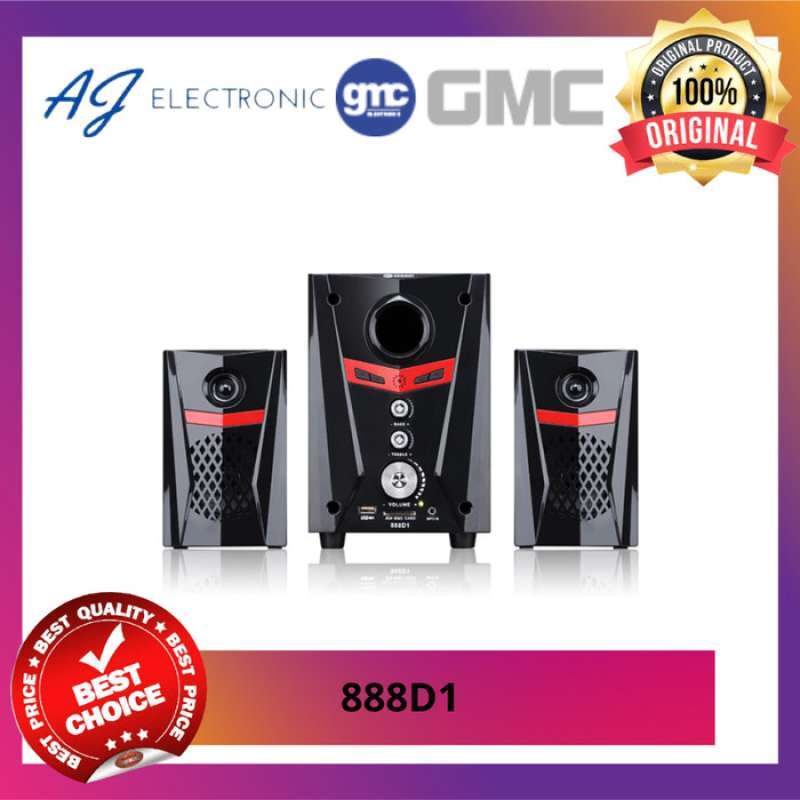 Promo Speaker Gmc 888d1 Multimedia Bluetooth -usb -aux -sd