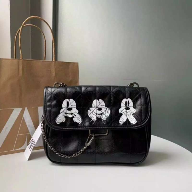 Zara mickey sling bag sale