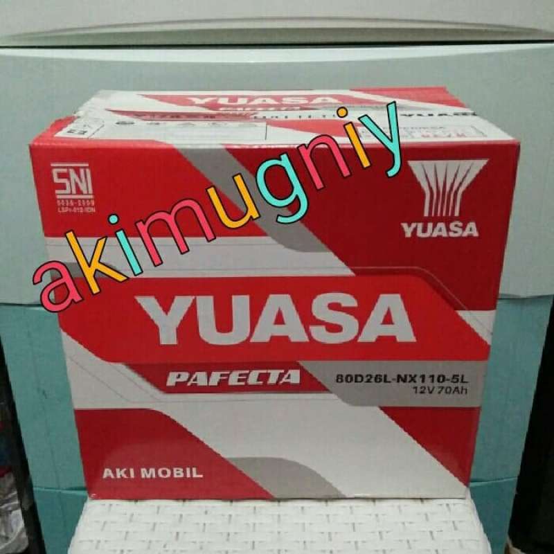 Promo Aki Mobil Innova Diesel Ford Escape Yuasa 80d26l Promo Diskon 4%
