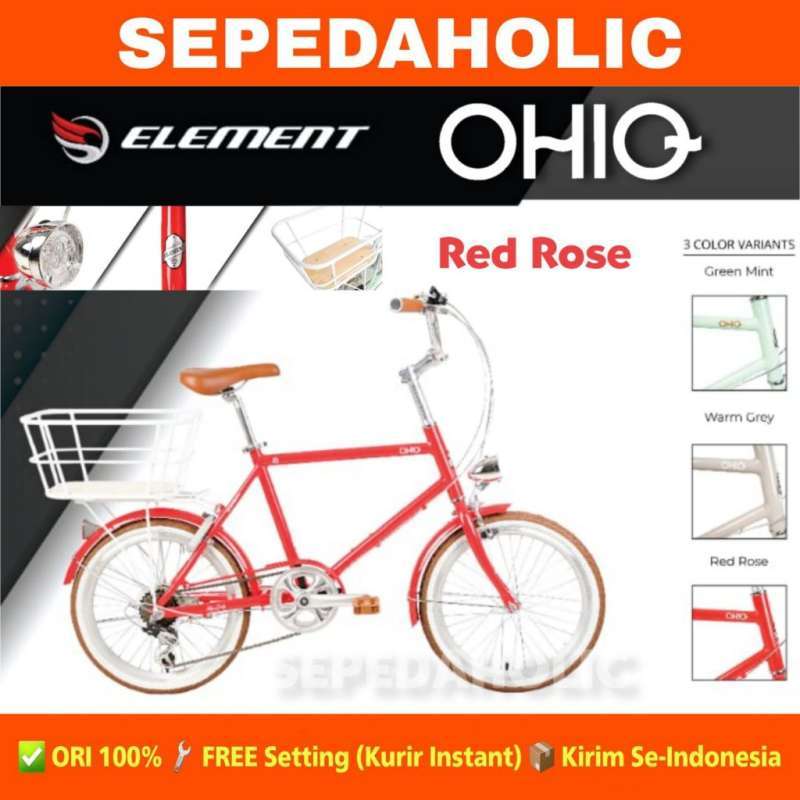Sepeda City Bike ELEMENT OHIO URBAN Minivelo Ukuran 20 Inch Speed Dewasa  Anak