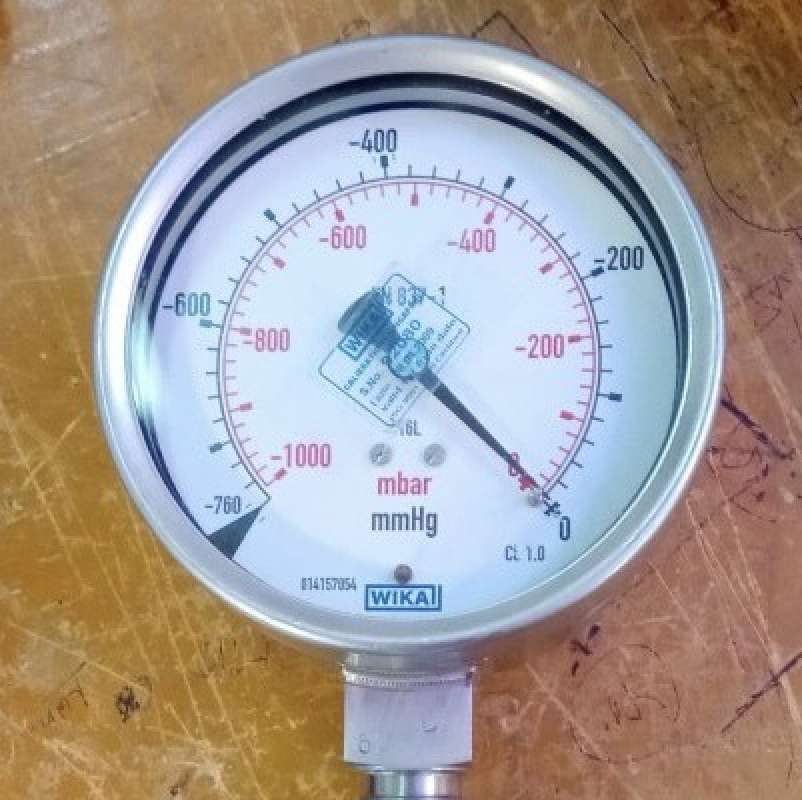 Promo Vacuum Gauge Wika 4 1000 Mbar Diskon 23 Di Seller Darmaroca