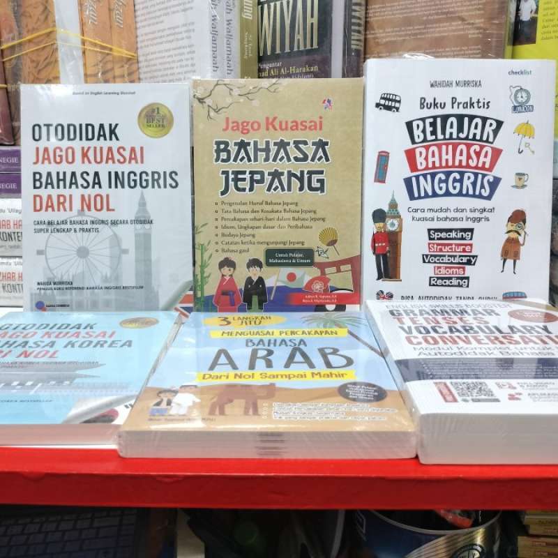 Promo Paket 6 Buku Otodidak Jago Kuasai Bahasa Inggris Dari Nol, Jago