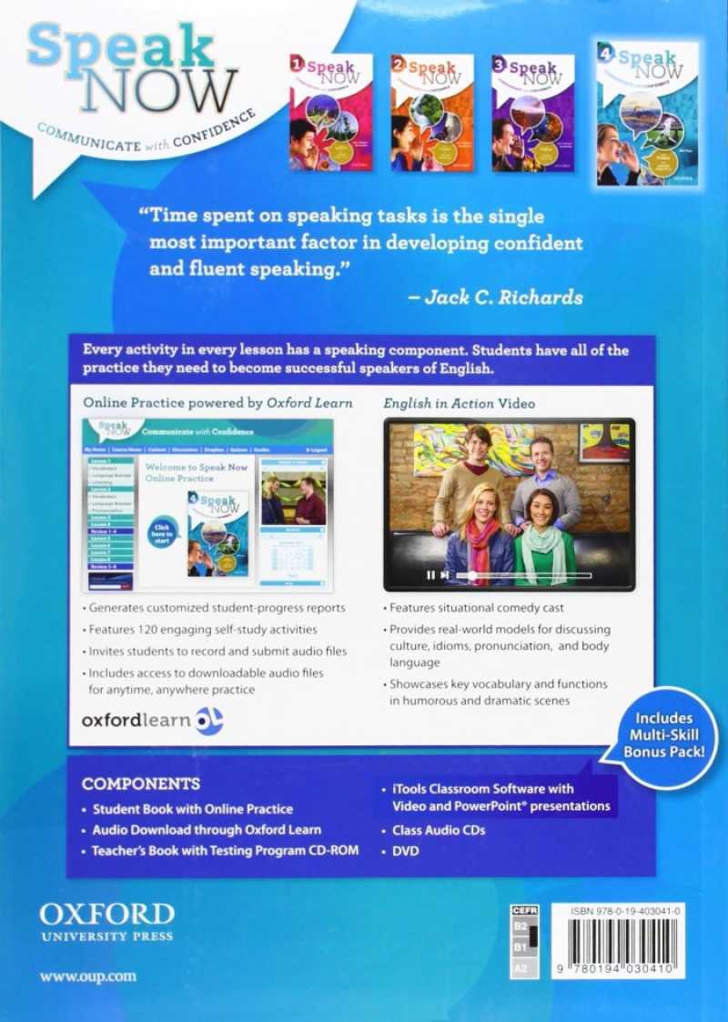Promo speak now 4 student book with online practice oxford diskon 24 