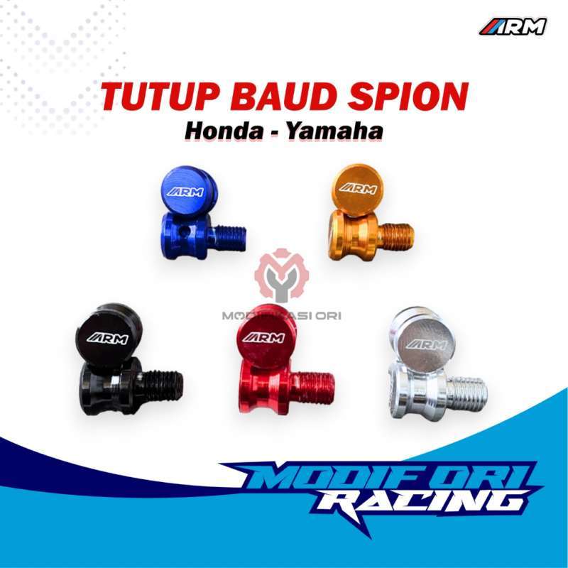 Jual Tutup Baut Spion Tutup Ulir Spion Honda & Yamaha Arm Full Cnc Nmax
