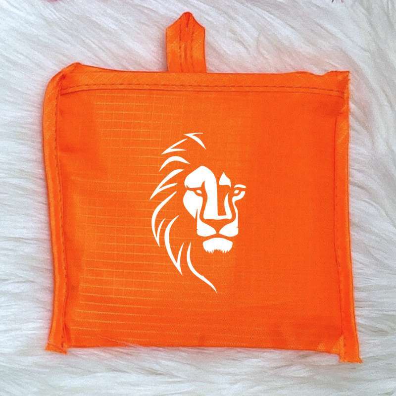 Jual Custom Tas Belanja Lipat Sablon Logo Nama Parasut Besar Shopping