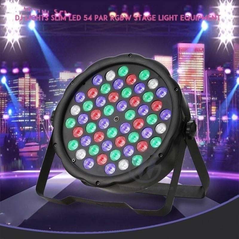 Promo Lampu Led Flat Par Light 54 Led Lampu Disco Panggung Flat 54watt