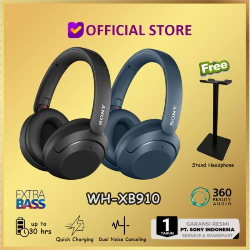 Jual Sony Wh-xb910n Wireless Headphones Whxb910n Wh Xb910n Xb910 Xb 910 ...