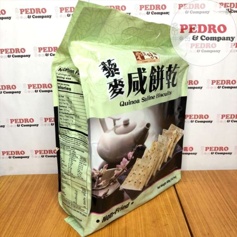 Jual Yummy House Quinoa Saline Biscuits 400 Gr Biskuit Non Fried Di