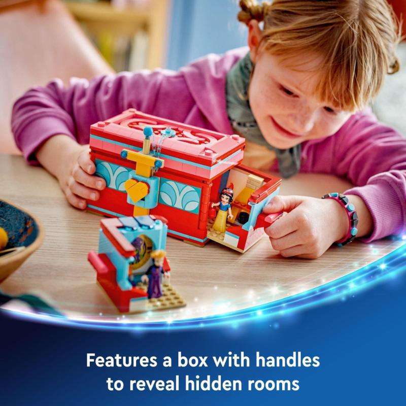 Disney Locket Promo LEGO Disney 43276 Snow White's Jewelry Box (358 Pieces), Building ...