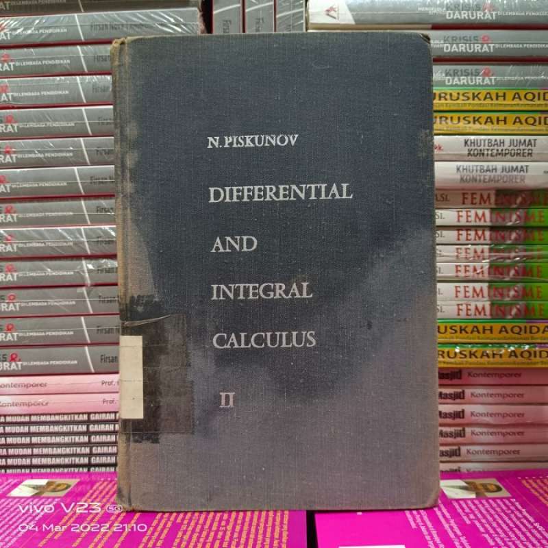 Jual Differential And Integral Calculus Ii N. Piskunov Di Seller