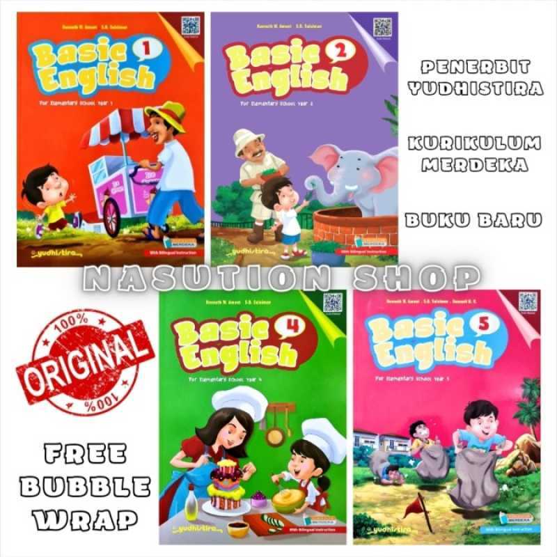 Jual Buku Basic English Kelas 1 2 3 4 5 6 Sd Yudhistira Kurikulum ...