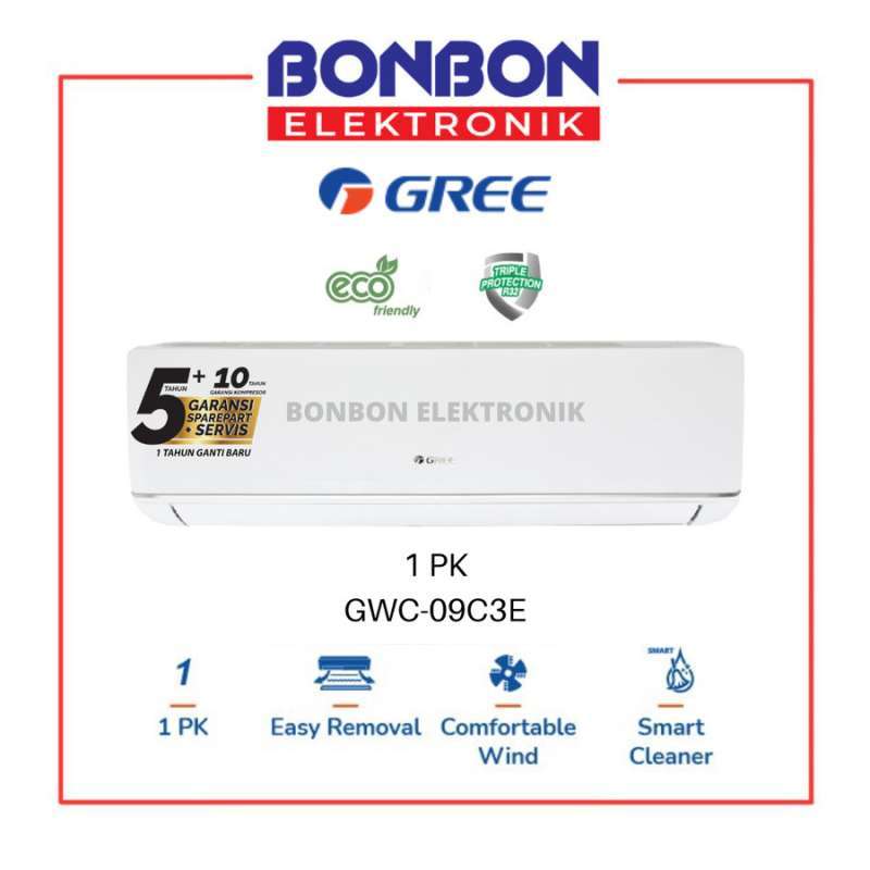 Review Mendalam: Menguak Kehebatan AC Gree - C3E Series (Low Watt) dalam Menjaga Kesejukan dan Dompet Anda