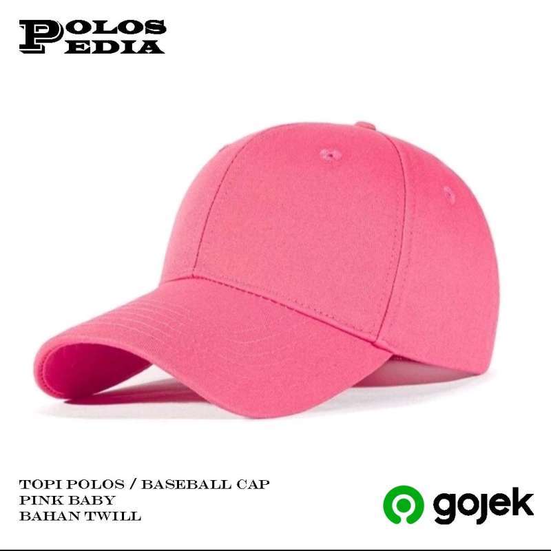 Topi pink polos hot sale