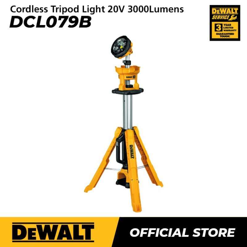Dewalt Cordless Tripod Light Lampu Tripod 20Volt DCL079B (Unit Only)