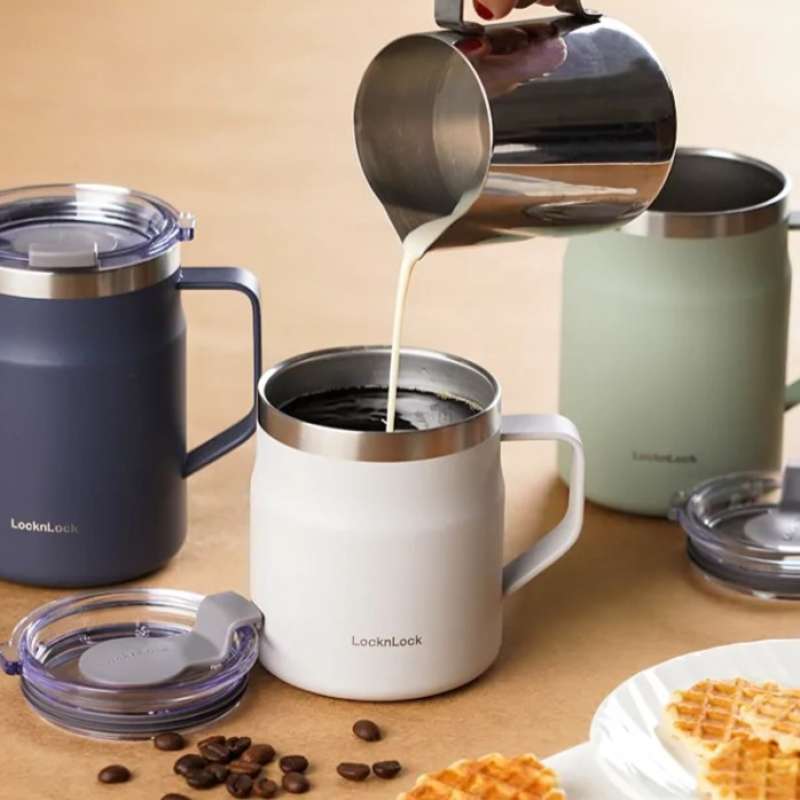 Jual [ef] Locknlock Tumbler Metro Mug Stainless Steel 304 Coffee/tea ...