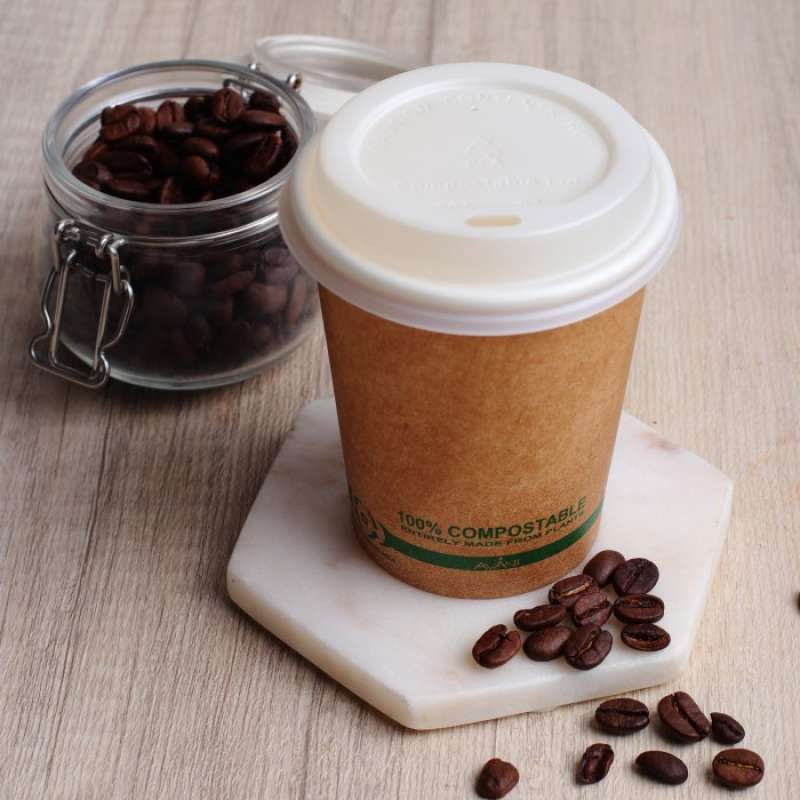 Jual Paper Cup Coklat 8 Oz, Gelas Ramah Lingkungan Tahan Panas - 50 ...
