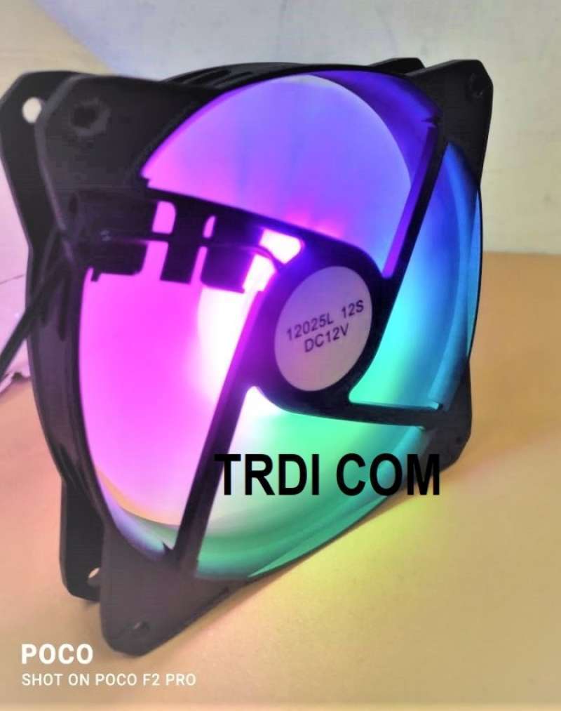 Promo 100% Produk Ori Fan Casing Rgb 12cm Led Gaming Silent Kipas ...
