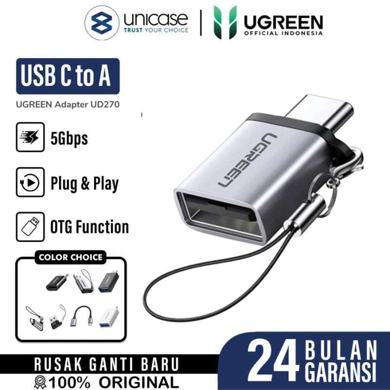Adapter OTG Type C to Micro USB 2.0 UGREEN Connector Data Converter 2A