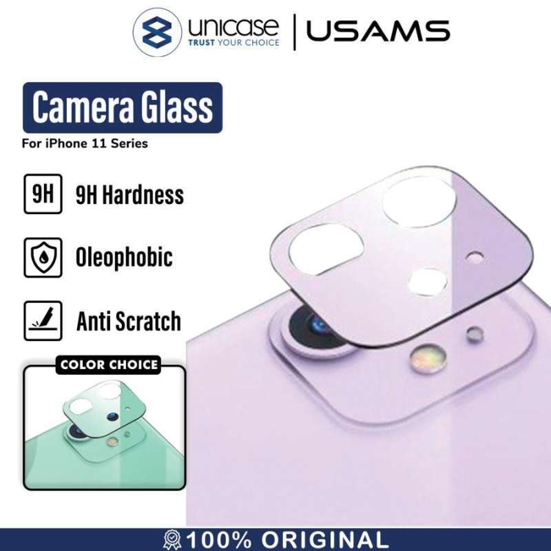 Camera Tempered Glass iPhone 11 / Pro / Max USAMS Ring Lens Protector