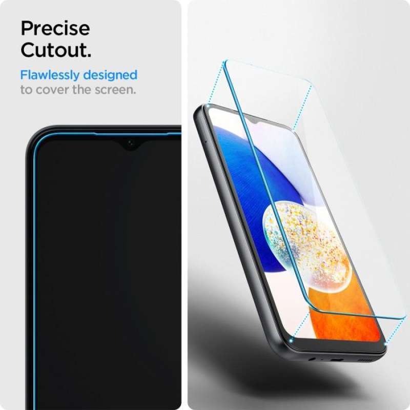 Tempered Glass Samsung Galaxy A14 5G Spigen Glas tR Slim Clear Cover