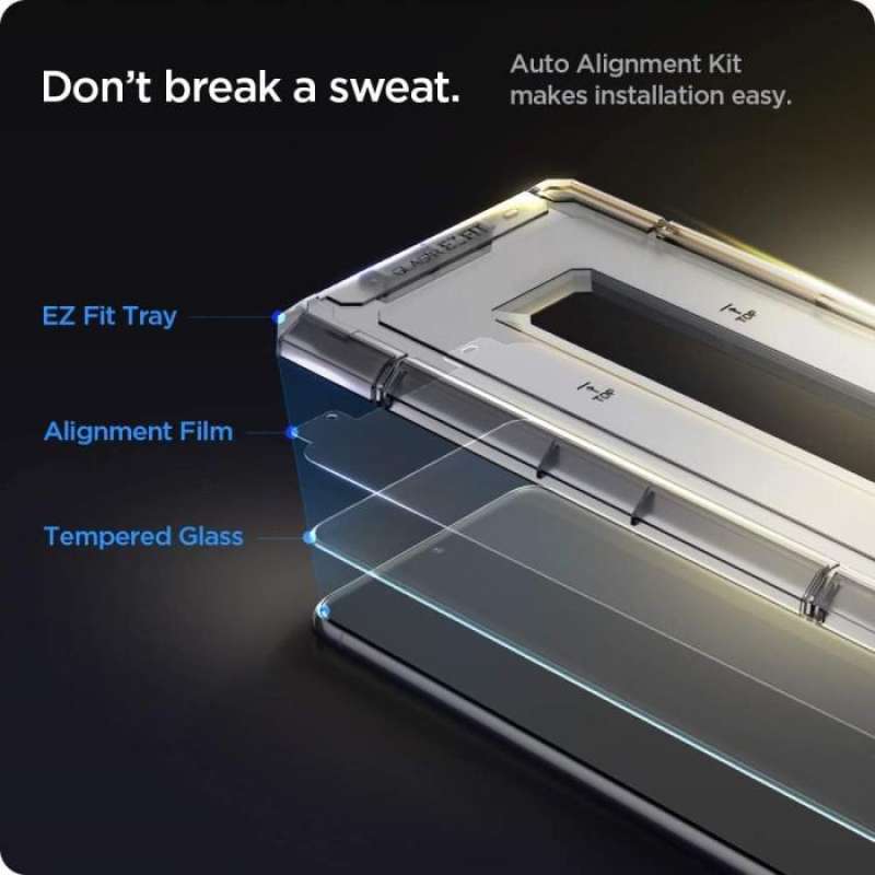 Tempered Glass Samsung Galaxy S21 Ultra S21 Plus Spigen Glas tR EZ Fit