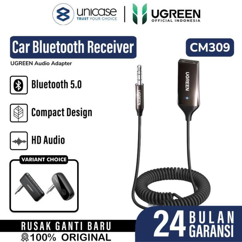 UGREEN Bluetooth 5.0 Receiver / Transmitter Audio Adapter Aux - Space Gray CM309 70601