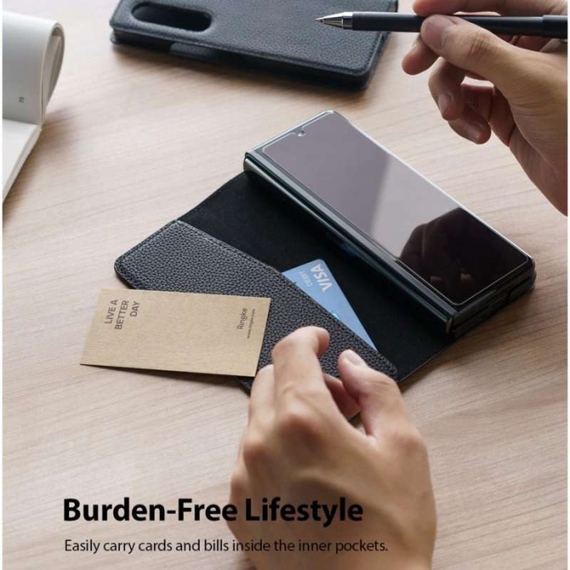 Case Samsung Galaxy Z Fold 3 Ringke Folio Signature Leather Flip Cover