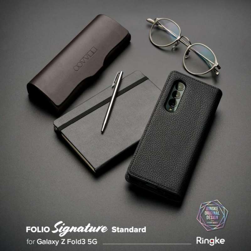 Case Samsung Galaxy Z Fold 3 Ringke Folio Signature Leather Flip Cover