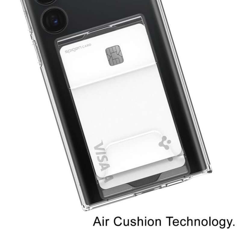 Case Samsung Galaxy S23 Ultra Plus Spigen Crystal Slot Card Holder TPU