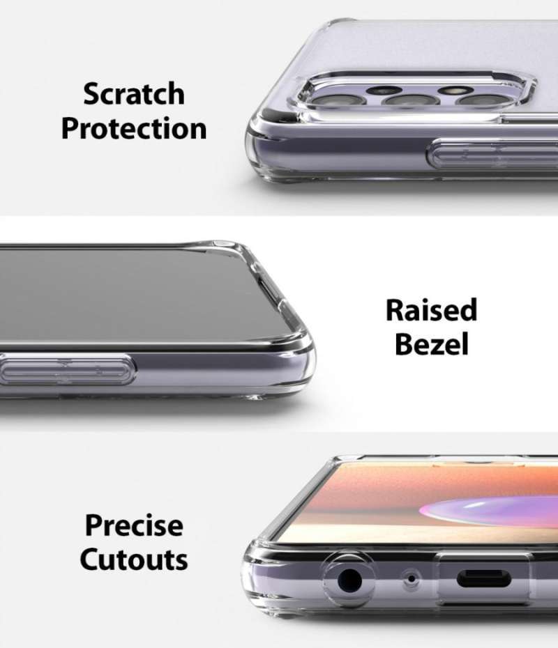 Case Samsung Galaxy A32 4G / 5G Ringke Fusion Clear Anti Crack Casing