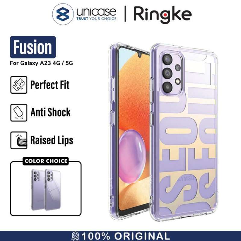 Case Samsung Galaxy A32 4G / 5G Ringke Fusion Clear Anti Crack Casing