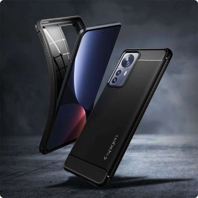 Spigen Xiaomi 12 / 12X Case Rugged Armor - Matte Black ACS04370
