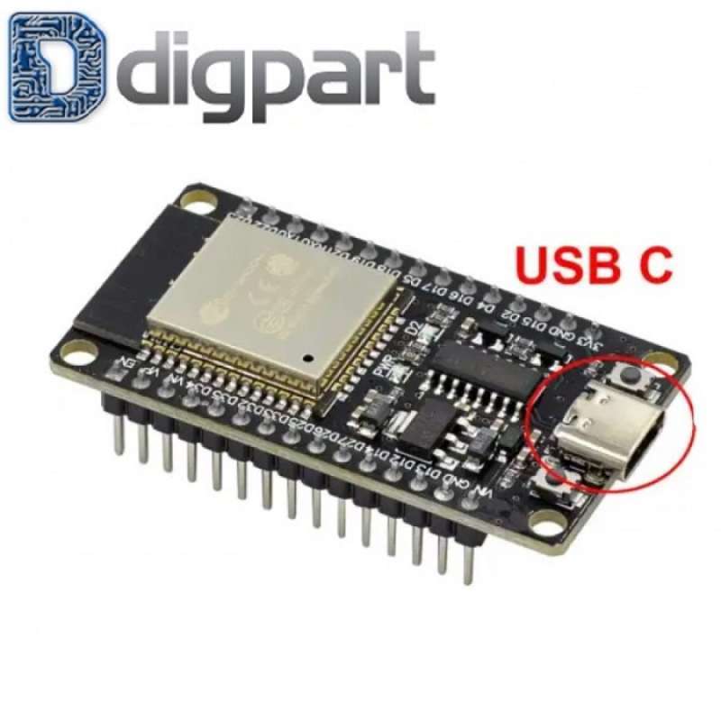 Jual Esp32 Dev Board Ch340 Usb-c Type C Wroom Di Seller Digpart Malang ...