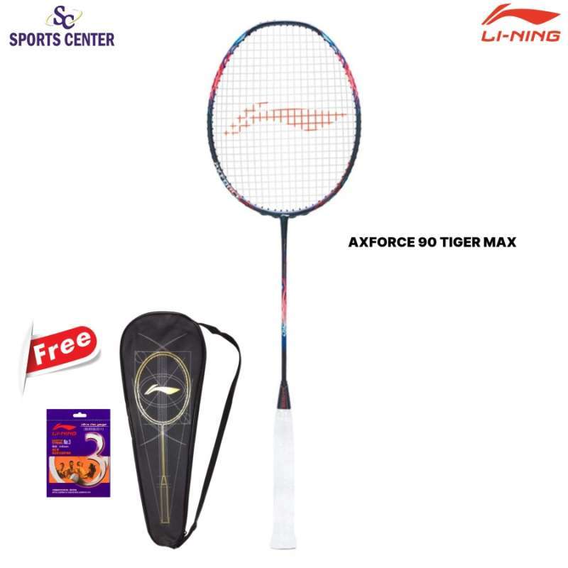 Jual New Raket Badminton Lining Ax Force / Axforce 90 Tiger Max Di ...