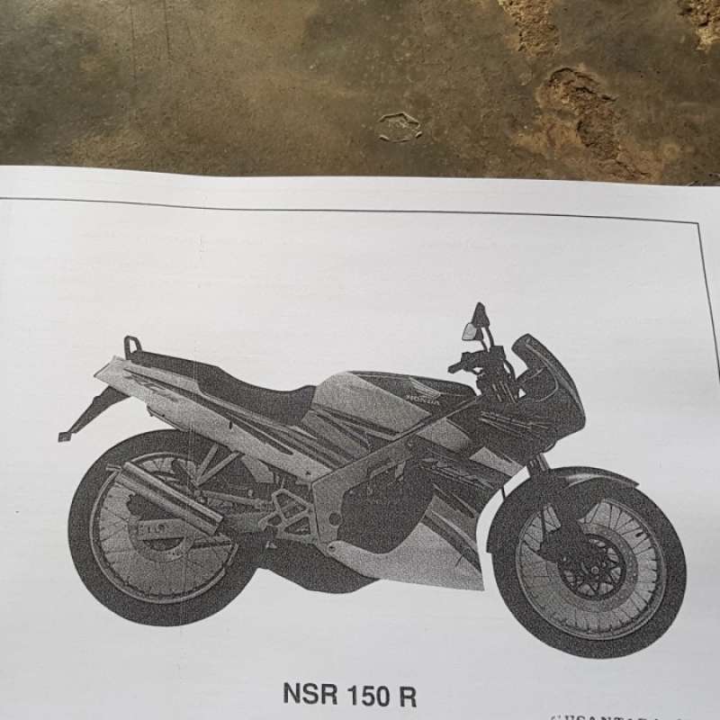 Jual Buku Part Catalog Catalogue Katalog Katalogue Copian Honda Nsr Di