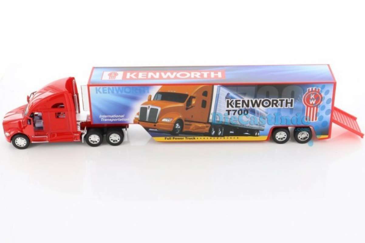 Jual Kinsmart - 1320w Kenworth T700 With Container - Merah Di Seller ...