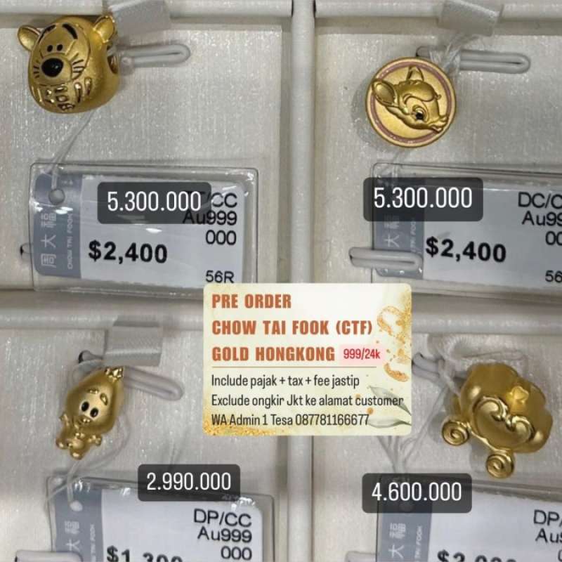 Jual Charm Chow Tai Fook Po Di Seller Kingyo Cengkareng Timur Kota Jakarta Barat Blibli