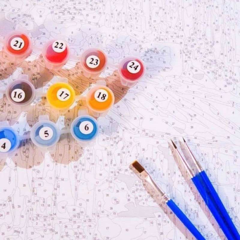 Jual Paint By Number Kit Digital Oil Painting Diy Lukisan 40 X 50 Seri ...