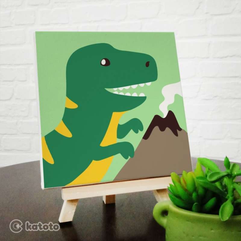 Jual Paint By Number. Paket Melukis Dinosaurus Untuk Anak. Dinosaurs ...