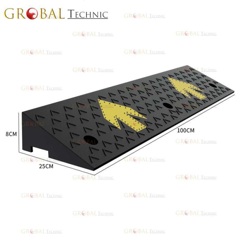 Tanjaklan Ramp Jual Safety Rubber Ramp Arrow / Tanjakan Karet Rubber Alas Pijakan ...