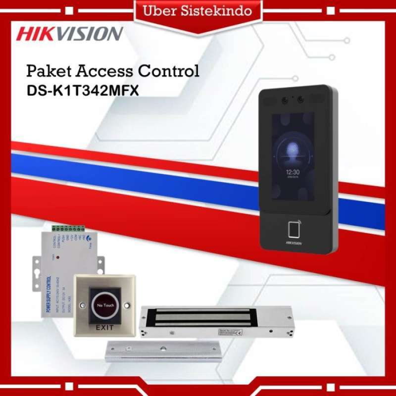 Jual Paket Access Door Hikvision Dsk1t342mfx Face Finger Rfid Card Di