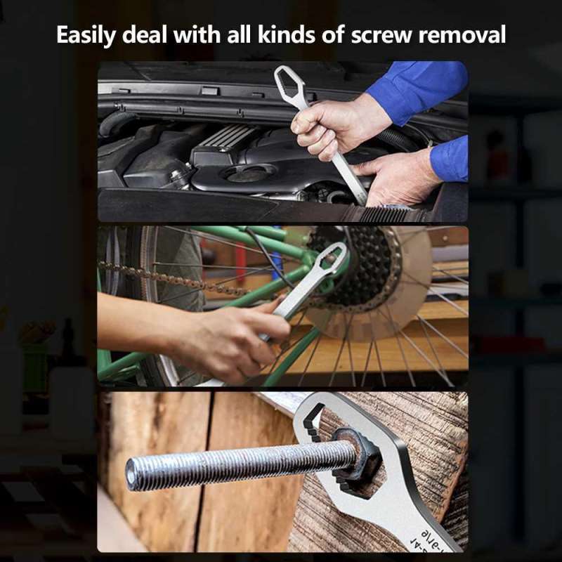 2 Prong Double Adjustable Universal Clamp, Integral Boss Head - View #3