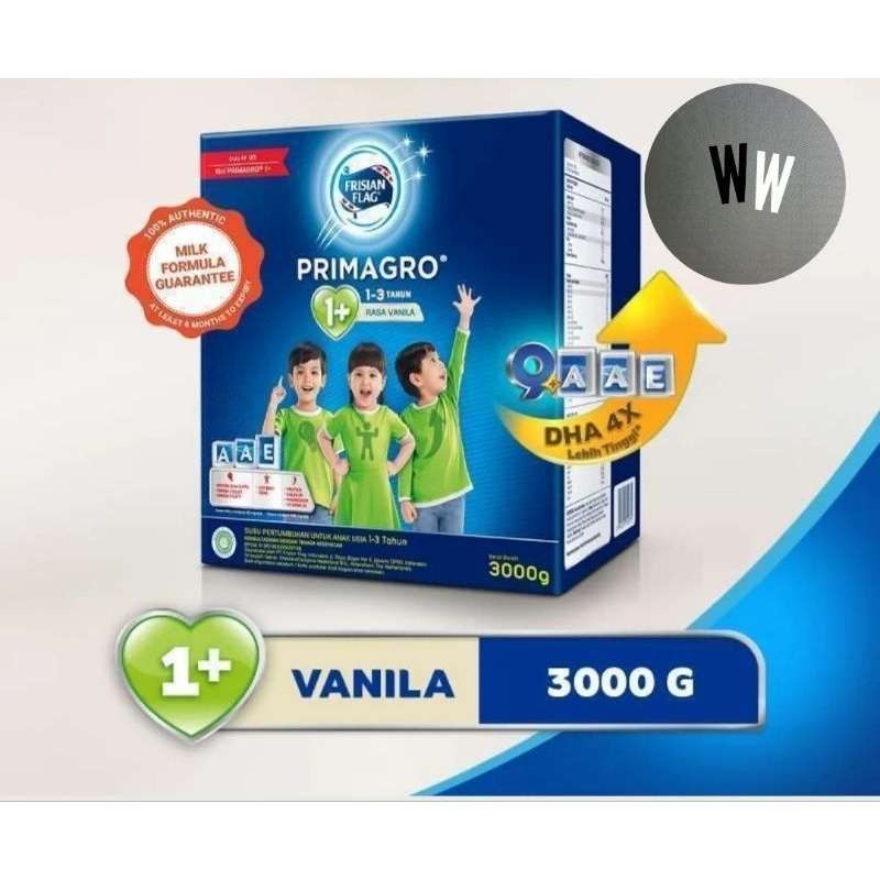 Jual Frisian Flag Primagro 1+ Vanila / Madu 2000g / 3000g Expiry 2025