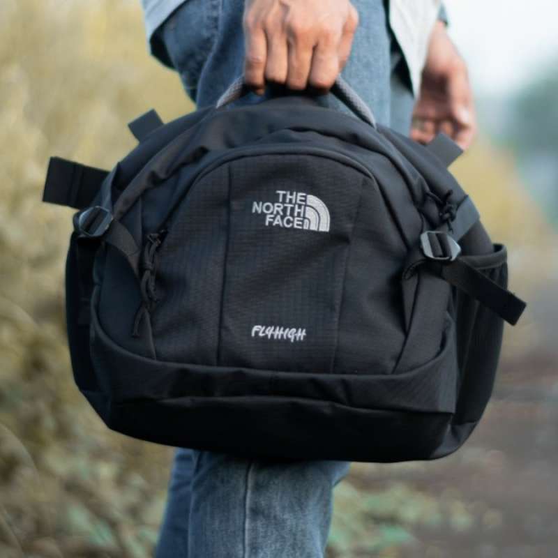tas selempang pria the north face tnf adventure Tas Pinggang TNf navy