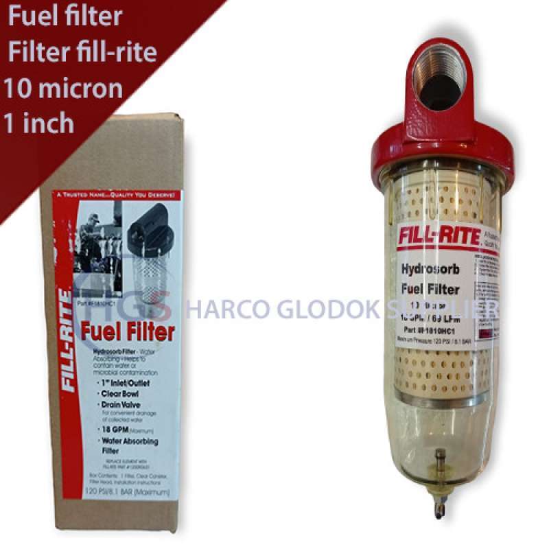 Fill Rite Filter Indicator Promo Fuel Filter Fill-rite 1 Inch - Filter Fill-rite 1 Inch 10 Micron ...