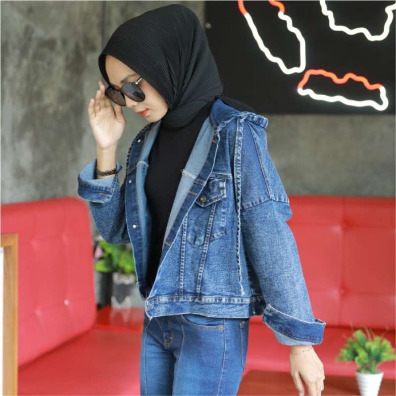 Jual Vysoka Nagita Jaket Jeans Hoodie Wanita Ice Blue Di Seller Zenin Cengkareng Timur Kota Jakarta Barat Blibli