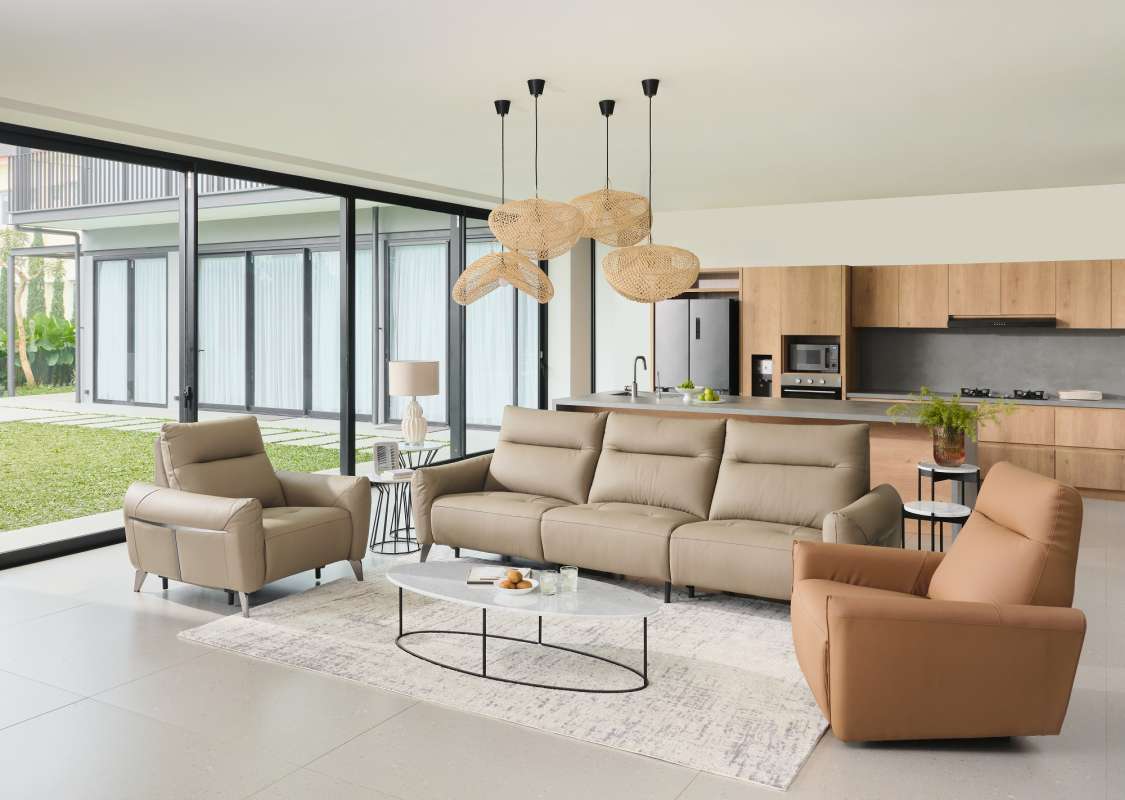 Promo Vivere Cozie Lounge Chair Sofa Recliner Ruang Tamu Diskon